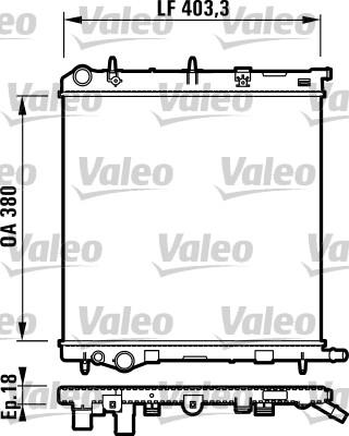VALEO 732831 - Radiator, racire motor aaoparts.ro