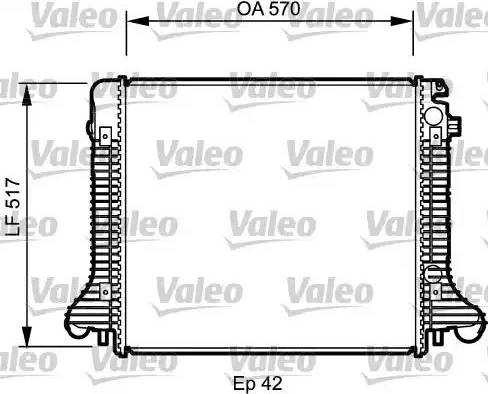 VALEO 732304 - Radiator, racire motor aaoparts.ro