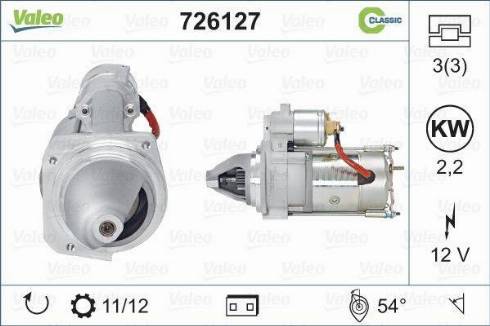 VALEO 726127 - Starter aaoparts.ro