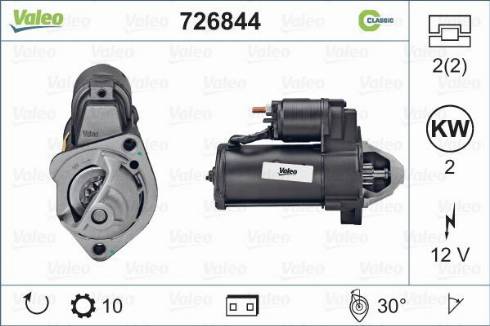 VALEO 726844 - Starter aaoparts.ro