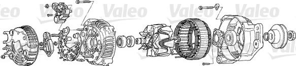 Valeo A14VI45 - Generator / Alternator aaoparts.ro