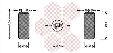 Van Wezel 9900D031 - Uscator,aer conditionat aaoparts.ro