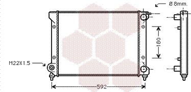 Van Wezel 49002027 - Radiator, racire motor aaoparts.ro