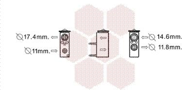 Van Wezel 40001355 - Supapa expansiune, clima aaoparts.ro