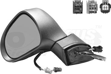 Van Wezel 4029807 - Oglinda exterioara aaoparts.ro