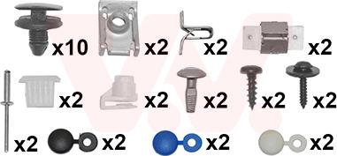 Van Wezel 4029794 - Set montaj, bara protectie aaoparts.ro