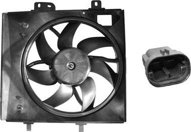 Van Wezel 4029746 - Ventilator, radiator aaoparts.ro