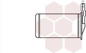 Van Wezel 43006003 - Schimbator caldura, incalzire habitaclu aaoparts.ro