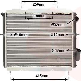 Van Wezel 43002128 - Radiator, racire motor aaoparts.ro