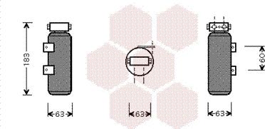 Van Wezel 4300D287 - Uscator,aer conditionat aaoparts.ro
