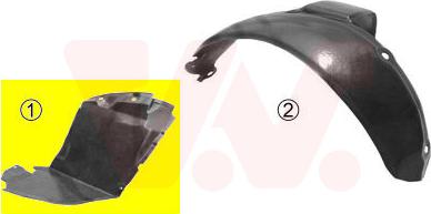 Van Wezel 4337434 - Carenaj,cpasaj roata aaoparts.ro