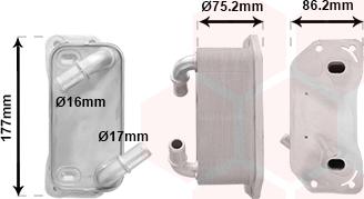 Van Wezel 59013704 - Radiator ulei, ulei motor aaoparts.ro