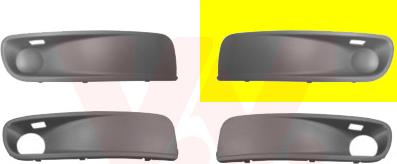 Van Wezel 5897591 - Grila ventilatie, bara protectie aaoparts.ro