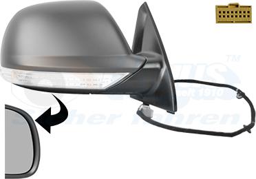 Van Wezel 5847808 - Oglinda exterioara aaoparts.ro