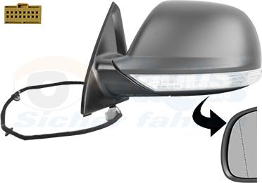 Van Wezel 5847807 - Oglinda exterioara aaoparts.ro