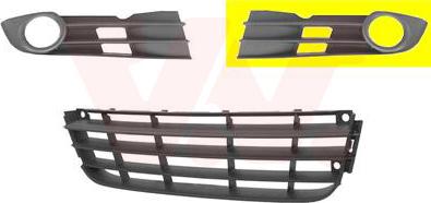 Van Wezel 5857593 - Grila ventilatie, bara protectie aaoparts.ro