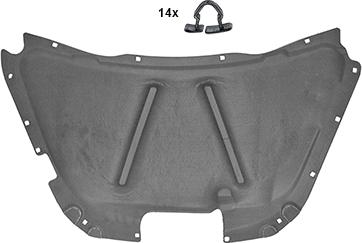 Van Wezel 5805460 - Material amortizare zgomot, nisa motor aaoparts.ro