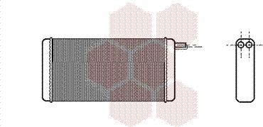 Van Wezel 58006128 - Schimbator caldura, incalzire habitaclu aaoparts.ro