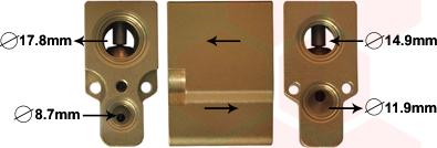 Van Wezel 58001076 - Supapa expansiune, clima aaoparts.ro