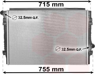 Van Wezel 58002336 - Radiator, racire motor aaoparts.ro