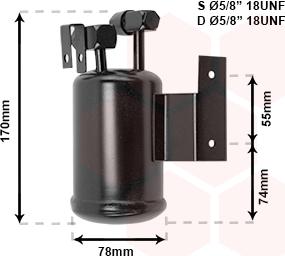 Van Wezel 5800D017 - Uscator,aer conditionat aaoparts.ro
