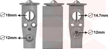 Van Wezel 58011701 - Supapa expansiune, clima aaoparts.ro