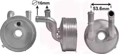 Van Wezel 58013706 - Radiator racire ulei, cutie de viteze automata aaoparts.ro