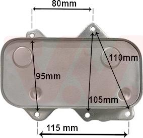 Van Wezel 58013717 - Radiator ulei, ulei motor aaoparts.ro