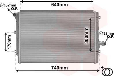Van Wezel 58012208 - Radiator, racire motor aaoparts.ro