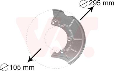 Van Wezel 5888371 - Protectie stropire,disc frana aaoparts.ro