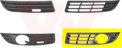 Van Wezel 5839593 - Grila ventilatie, bara protectie aaoparts.ro