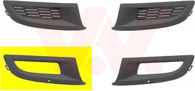 Van Wezel 5829594 - Grila ventilatie, bara protectie aaoparts.ro