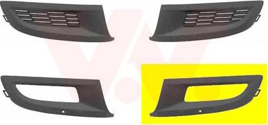 Van Wezel 5829593 - Grila ventilatie, bara protectie aaoparts.ro