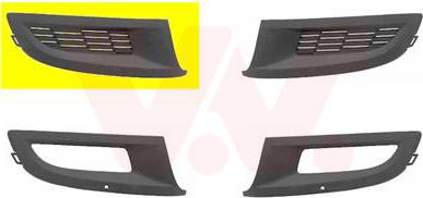 Van Wezel 5829592 - Grila ventilatie, bara protectie aaoparts.ro