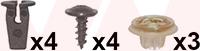 Van Wezel 5829796 - Set montaj, aripa laterala aaoparts.ro
