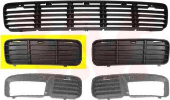 Van Wezel 5826592 - Grila ventilatie, bara protectie aaoparts.ro