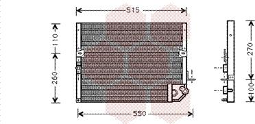 Van Wezel 53005118 - Condensator, climatizare aaoparts.ro