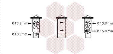 Van Wezel 53001070 - Supapa expansiune, clima aaoparts.ro