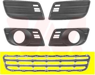 Van Wezel 5225590 - Grila ventilatie, bara protectie aaoparts.ro