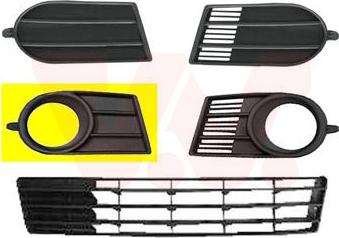 Van Wezel 5222594 - Grila ventilatie, bara protectie aaoparts.ro