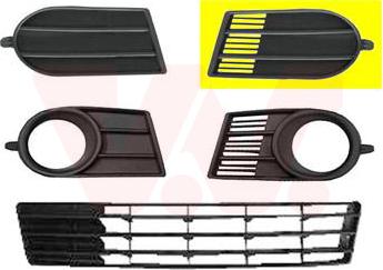 Van Wezel 5222591 - Grila ventilatie, bara protectie aaoparts.ro