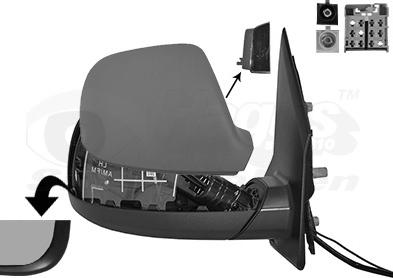 Van Wezel 5794828 - Oglinda exterioara aaoparts.ro