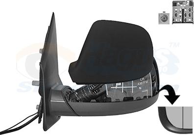 Van Wezel 5791805 - Oglinda exterioara aaoparts.ro