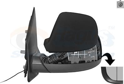 Van Wezel 5791803 - Oglinda exterioara aaoparts.ro