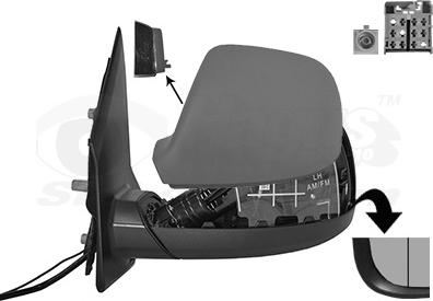 Van Wezel 5791827 - Oglinda exterioara aaoparts.ro