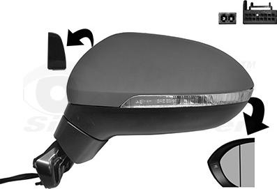Van Wezel 5742827 - Oglinda exterioara aaoparts.ro
