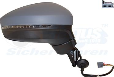 Van Wezel 5747808 - Oglinda exterioara aaoparts.ro