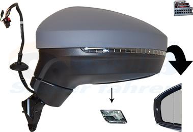 Van Wezel 5747817 - Oglinda exterioara aaoparts.ro