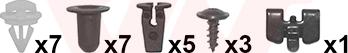 Van Wezel 5747796 - Set montaj, aripa laterala aaoparts.ro
