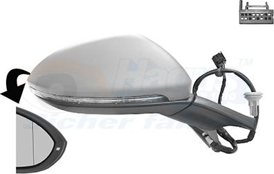 Van Wezel 5766816 - Oglinda exterioara aaoparts.ro